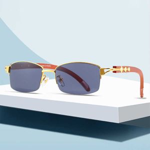 Мода Carti Top Sunglasses 2021 Новые деревянные солнцезащитные очки для женских мод наполовину рамка горячо продавать мужские очки с оригинальной коробкой