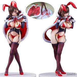 Action figurki do zabawy 28cm oryginalny charakter Christmas Bunny Anime rysunek Matarou kostium króliczka figurka dla dorosłych seksowny Model lalki R230707