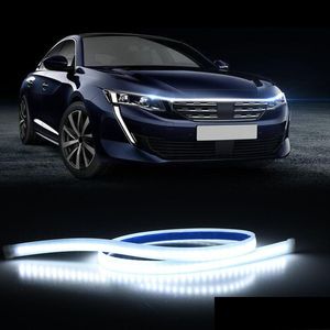 Barre luminose Luci di lavoro Led Car Hood Strip Barra di marcia diurna Drl Engine Er Decorazione Guida Atmosphere Drop Delivery Cellulari M Dhf4O