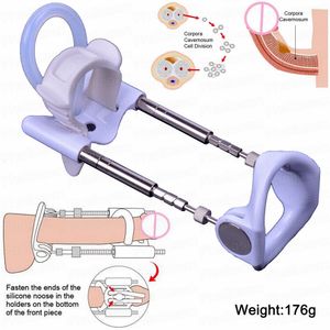 Extensions 3rd Generation Male Enlarger Stretcher Tension Traction Correction Bending Penis Extender Device For Men Sex Toy 18 230706