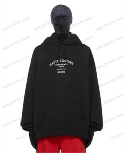 Herrtröjor tröjor 2023 Vetements Simple Hoodie Tryckt överdimensionerade herr- och kvinnors tröja T230707