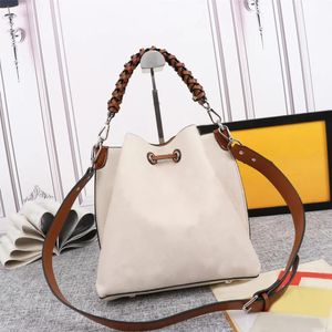 Bolsas com cordão Moda Marmont Ophidia Muria Balde Alfabeto Padrão Satchel Bolsa de ombro Corrente Bolsa tiracolo Senhora Couro Clássico Mochila Zabq