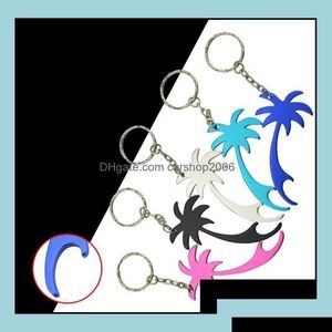 Openers Mti Color Palm Tree Shape Keychains Beer Soda Can Bottle Opener Key Ring Household Kitchen Tool Sn2282 Drop Delivery 2021 Ho Dhg69