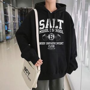 Men's Hoodies Anime Mob Psycho 100 Hoodie Salt Middle School Body Improvement Club Hooded Sweatshirts Clothing Oversized Loose