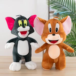 Wholesale and retail Tom and Jerry 25cm kitten and big rat plush toys children accompany play holiday gifts