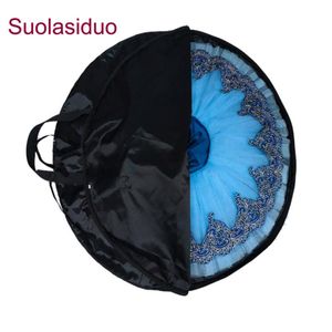 Borsa per tutu di balletto professionale nera Borsa per balletto morbida pieghevole Oxford impermeabile rossa rosa Custodia per tutu di balletto194E