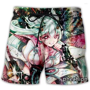 Shorts Masculino Phechion Moda Masculino/Feminino Anime ORIENT Impresso 3D Casual Streetwear Masculino Solto Esportivo L124