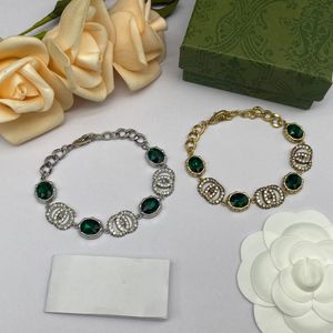 Luksusowe różne bransoletki w stylu vintage luksusowe srebro 925 duży drobnoziarnisty kamień designerskie litery biżuteria kobiety 18k platerowany diament valentine prezenty ślubne