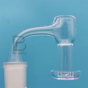 Terp Slurper Quartz Banger Tam Kaynak Eğimli Kenar 20mmod Turp Slurp Dab Çivi 2.5mm Duvar Kalınlığı Sorunsuz 10mm 14mm 45 90 Derece