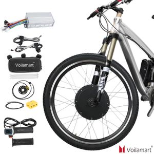 Lights Voilamart 26" 48v 1500w Electric Bicycle Motor Conversion Kit Front Wheel E Bike Pas