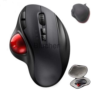 マウス Bluetooth トラックボール マウス 保護袋付き 垂直プロフェッショナル描画レーザー マウス 人間工学に基づいた Bluetooth24G ワイヤレス マウス x0706 x0706