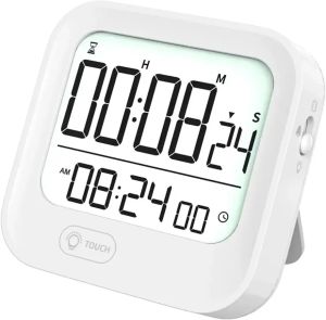 Pomodoro Interval Timer Countdown Clock Tomato Stopwatch White Backlight T0714 LL