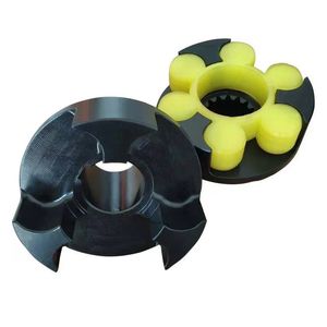 Plum blossom coupling claw type elastic high torque star type coupling water pump ML