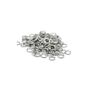 Jump Rings Split In Bk 500Pcs/Lot Quality Parts Strong Jewelry Finding Marking 316L Stainless Steel 5X0.8Mm Mm Ring Open Sier Drop Dhgpt