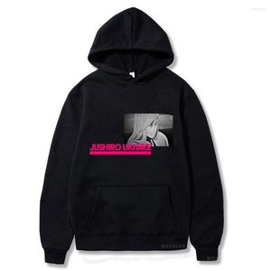 Luvtröjor herr Harajuku Anime Bleach Thousand-Year Blood War Arc Y2k Hoodie Herr Dam Vintage Manga JUSHIRO UKITAKE Crewneck Sweatshirt