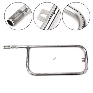 BBQ Tools Accessories Gas FOR Weber Q200 Q220 Q2000 Q2200 Grill 205" x 75" Stainless Steel 230706