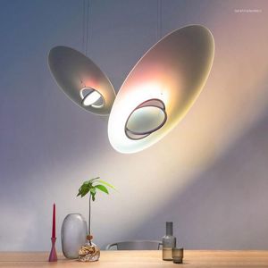 Pendant Lamps Extrovert Lamp Nordic Galaxy Flying Saucer Light Designer Italian Design Homestay Bar Atmosphere Coffee