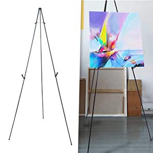 Painting Supplies Portable Folding Easel Artist Adjustable Height Holder with Buckle Tripod Display Stand for Craft Art Poster 230706