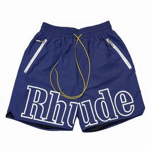 Shorts de moda masculinos shorts curtos masculinos femininos moletom respirável jogging fitness com letras shorts vermelho azul cinza praia verão à prova d'água