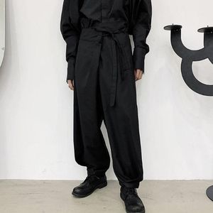 Abiti Pantaloni da uomo Pantaloni primaverili e autunnali Pantaloni Harem casual da uomo di grandi dimensioni Giovani neri stile Yamamoto