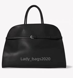 The Row Bag Marguax15 Totes Large Capacity Margua Handbag Leather Luxury Women Designer Bags Flat Shoulder Strap Closure Clutch Pillow Bucket Tote Purse