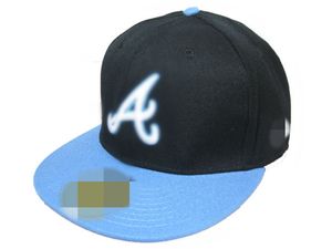 2023 Brand Braves A letter Bonés de beisebol masculino feminino caminhoneiro esportivo osso aba reta gorras Chapéus ajustados H2-7.7