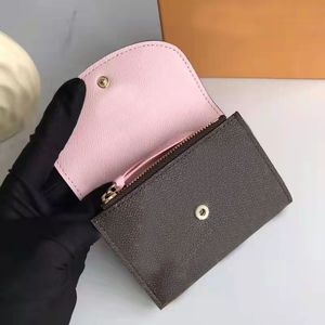 wholesale Carte portafogli corte Porta carte portamonete Fiore antico Borsa casual Patchwork a righe Porta foto in pelle PVC trapuntato Fessure multiple Portafogli pochette PM