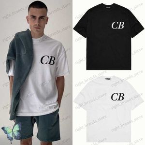 Camisetas Masculinas Fotos Reais Cole Buxton T-Shirt 1 1 Alta Qualidade CB Clássico Estampa de Letra no Peito Manga Curta Tops Grandes Homens Mulheres T-shirt T230707