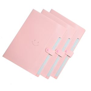 Materiały do segregowania Różowy plik Dokument Bill Folder Organizer Biuro rozszerzające magazyny 230706