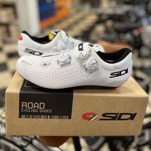 Calzature Scarpe da ciclismo Sidi Genius10 Scarpe da ginnastica da ciclismo per bici da strada con suola in carbonio composito