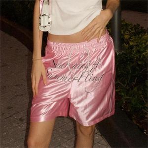 Women's Pants Sexy Summer New Letter Embroidery High Waist Lace-up Loose Sports Shorts Casual Pants Women