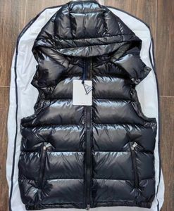 Männer Down Weste Winterjacke Designer Pufferweste Kapuze -Männer Weste im Winter Unisex Paar Körperwarmer Damen Jacke Ärmel und warme Dicke Dicke Gilet