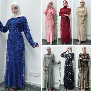 Ethnische Kleidung Ramadan Abaya Robe Dubai Türkei Islam Kimono Strickjacke Hijab Muslimisches Kleid Kaftan Abayas für Frauen Jilbab Caftan Elbise