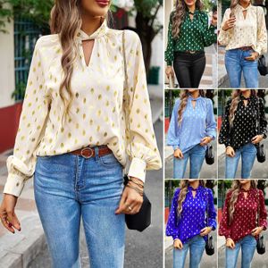 Long sleeved Shirt Women's 2023 Autumn/Winter Temperament Commuter Top