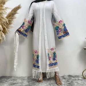 Abbigliamento etnico Musulmano Donne islamiche Kaftan Khimar Jilbab Eid Mubarak Ramadan Dress Islam Abaya Robe Prodotti fiscali Turchia Marocchino Simple