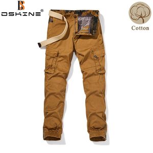 Vestidos calças masculinas 2022 primavera algodão casual moda calças táticas militares carga outono ao ar livre multibolsos calças de trabalho