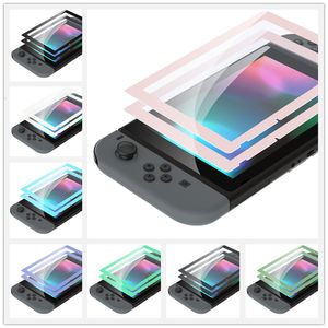 Other Accessories eXtremeRate 2 Pack Border Transparent HD Clear Saver Protector Film Tempered Glass Screen Protector for NS Switch 230706