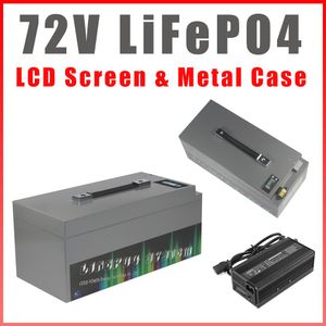 Lights LIFEPO4 72V 20AH 40AH 100AH 200AH Batterie Ebike Scooter Motorrad Elektrofahrzeug Golfwagen Tiefe Zyklen 72V LifePo4 Batterie