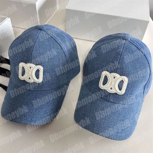 Berretto da baseball da uomo di design di lusso da uomo Berretto da baseball blu denim Moda Donna Dome Fedora Ce Casquette Sport Cappello da golf Sunbonnet