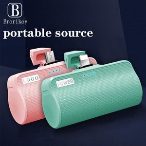 Pantolon 2000mAH Mini Güç Bankası Taşınabilir Mikro USB Tip C Tip Şarj Cihazlar için Samsung Huawei Xiaomi Harici Pil Şarj Powerbank