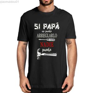 Camisetas Masculinas If Dad Can't T-Shirt Playeras Para Papa Regs Para el Dia Del Padre Si Pap no Puede Presente de Dia dos Pais Masculino Novidade Camiseta L230707