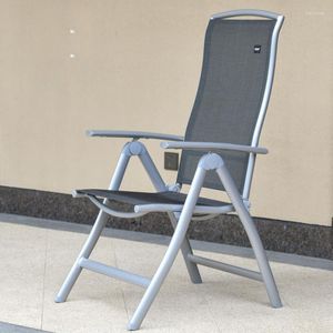 Kamp Mobilya Taşınabilir Açık Plaj Bahçe Sandalyesi Katlanır Güneş Lounger Kamp Sandalyeleri Ultralight Balıkçılık Şezlong Jardin WK50GC