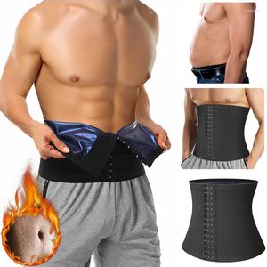 Kroppsformare för män Magreducerare för män Fitness Svetttrimmer Bantningsbälte Midjetränare Belly Shapewear Ultra Light Slim Corset Bastu