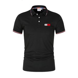 Polos masculinos Summer T-Shirt Camisa casual com lapela Roupas de trabalho masculinas e femininas Esportes Jaqueta de beisebol de secagem rápida Polo de golfe de alta qualidade 230706