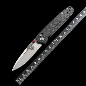 Benchmade BM 485 Valet carbon fiber AXIS folding knife Outdoor Camping Hunting Pocket Tactical Self Defense EDC Tool 535 940 980 945 810 781 C81 Knife