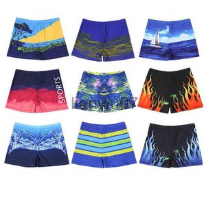 Men's Swimwear Men Elastic Swimming Trunk Swimwear Beach Swim Sport Short Briefs Surfing Summer Swimsuit Boxer Shorts Bathing Suit J0707