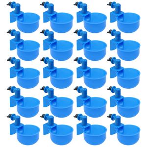 Diğer Pet Supplies 51020 PCS Otomatik Kümes Hayvanları Bowling Tavuk Kuş Kupaları Ördek İçme Makinesi Asma Kaseler Dispenser 230706