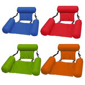 Sand Play Water Fun Inflatable Mattresses Water Swimming Hammock Lounge Chairs Pool Sports Toys Summer Mat For Adults Floating Bed Foldable Cushion 230707