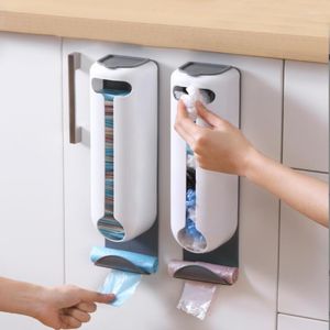 Storage Bags Plastic Bag Holder Wall Mount Adhesive Grocery And Dispenser For Home Kitchen Shopping Carrier