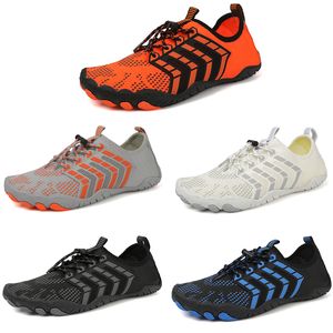 2023 The three-layer structure absorbs moisture wading casual shoes men black gray white orange sneakers outdoor for all terrains
